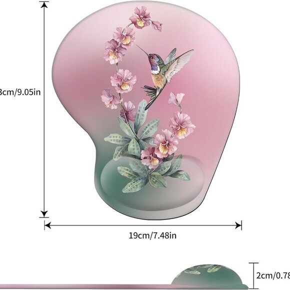 Ergonomic with Wrist Rest Support, Mousepad with Comfortable Gel Wrist and Non-S - Picture 5 of 6